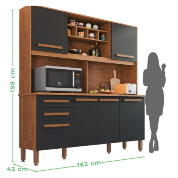Armário para Cozinha 6 Portas