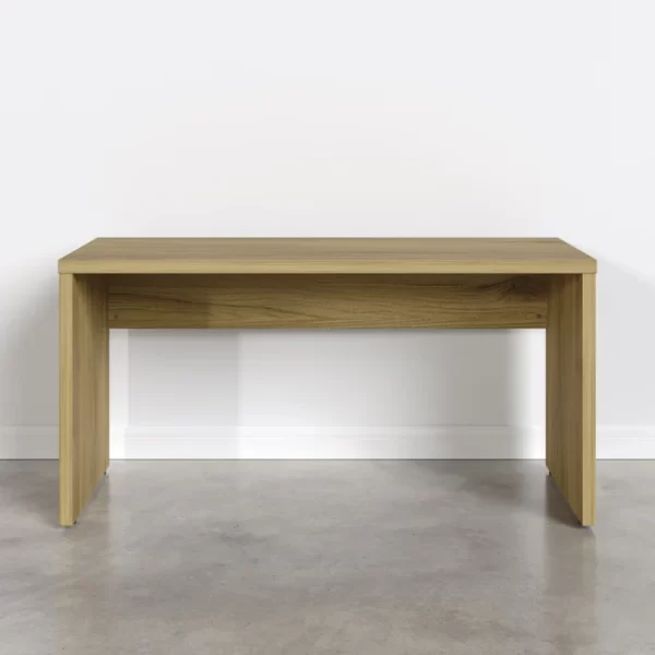 Mesa de Escritório em Tamburato Acabamento em BP 150cm Ficus CabeCasa MadeiraMadeira Rovere - Image 3