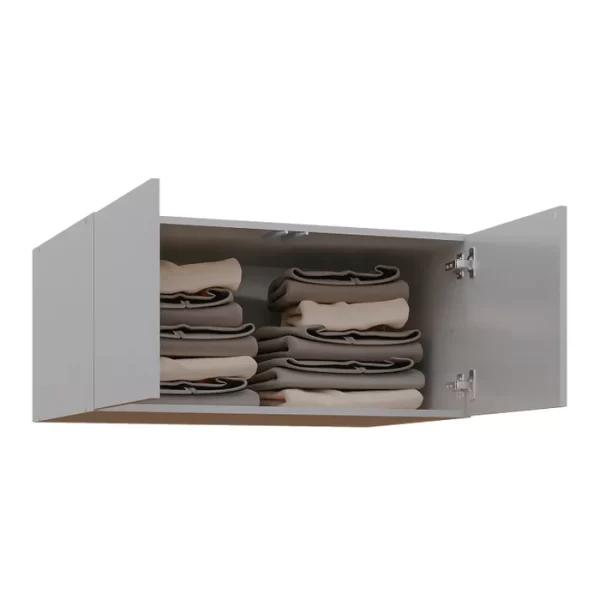 Ponte Modular 80cm com 2 Portas Jade Cabecasa Madeiramadeira Cinza Urbano - Image 3